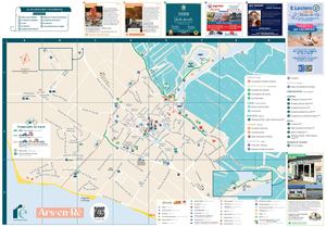 Plan Ars-en-Ré / Citymap of Ars en Ré (Ile de Ré FR/EN)