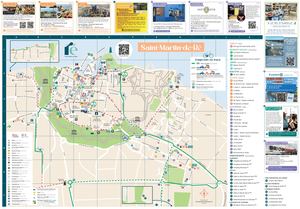 Plan Saint-Martin-de-Ré / Citymap of Saint-Martin-de-Ré (Ile de Ré FR/EN)