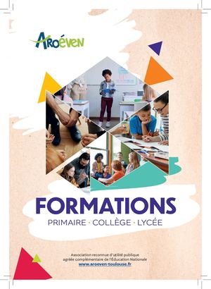 Brochure Education Formation