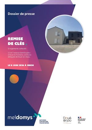 Dossier de presse : remise de clés à Doué-en-Anjou