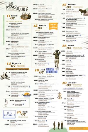 Programme Pescalune 2026
