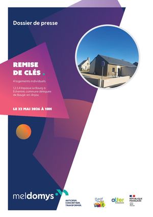 Dossier de presse : remise de clés à Baugé-en-Anjou (Échemiré)