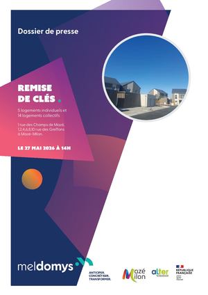 Dossier de presse : remise de clés à Mazé-Milon