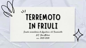 Terremoto in Friuli