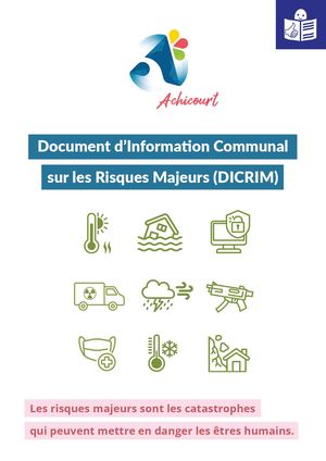 Document D’information Communal Sur Les Risques Majeurs (Dicrim)