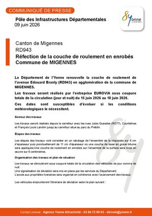Rd943 Migennes