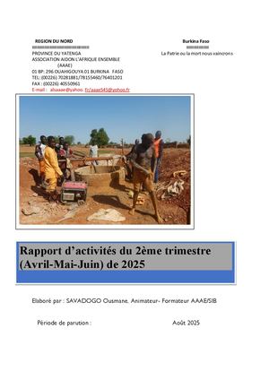 Rapport Sib (Avril,mai Juin 2025)