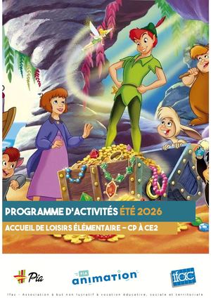 Programme éTé 2026 Elementaire