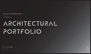 Architectural Portfolio Ignacio Camperchioli 2026