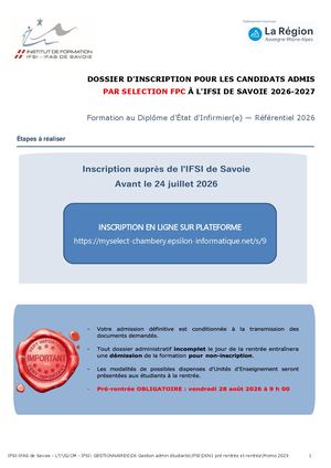 Dossier Inscription P 2029 Voie Fpc
