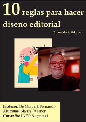 Mario Balcazar, Werner Cdr Cdr Cdr