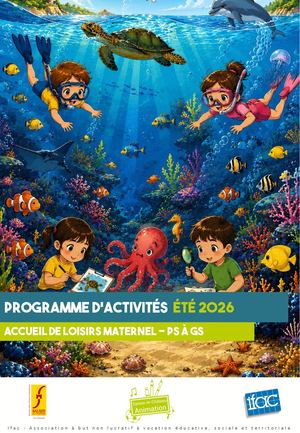 Planning Des Vacances Maternel éTé 2026