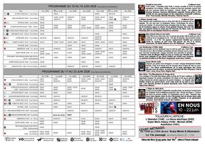 Programme du cinéma Le Travelling d'Agde, du 10 au 23 juin 2026.
