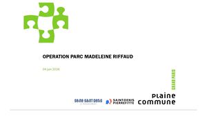 Réunion Publique Parc Riffaud Cachin 05 juin 2026