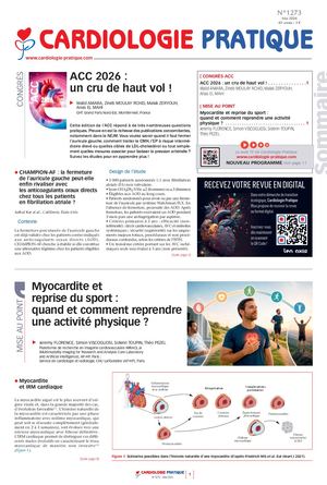 Cardiologie N1273 Mai 2026 P1 12 Calameo Sans