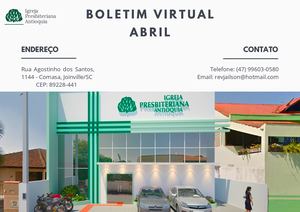 Boletim Ipa Abril