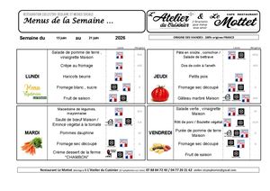 S 25 Menus Scolaire Ltj