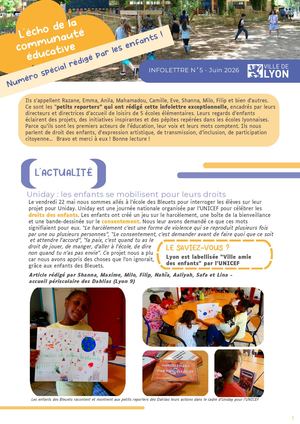 Infolettre de la Communauté Educative - N°5 - Juin 2026