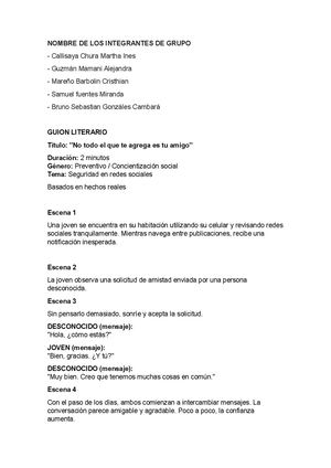 Guion Oficial Redacción