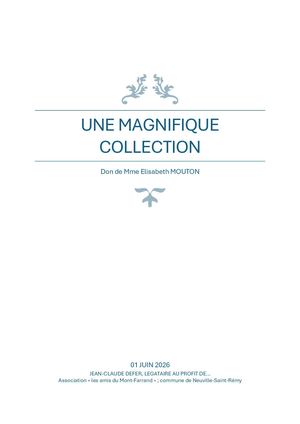 Un don d'objets anciens : collection MOUTON