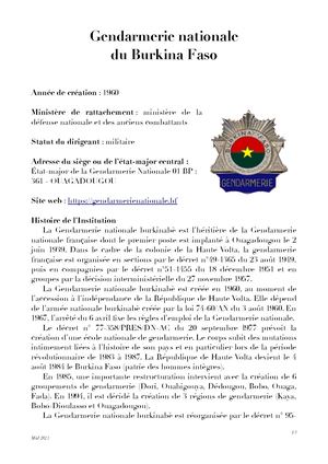 2023 Burkina Faso Fr