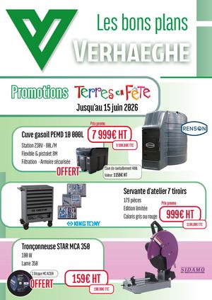 Promotion Verhaeghe "Terres en fête"
