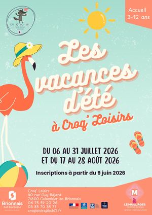 Croq' Loisirs Programme éTé 2026