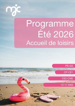 Programme été 2026