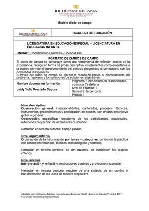 Diario De Campo 5