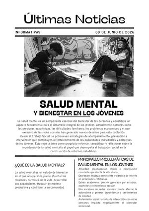 Documento A4 Portada Periódico Noticias Cultural Clásico Blanco Y Negro 20260609 093652 0000