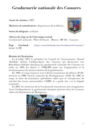2019 Comores