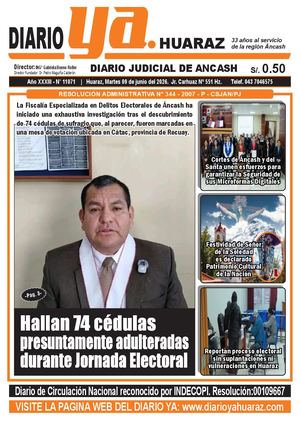 2026 06 09 Diario Ya Huaraz