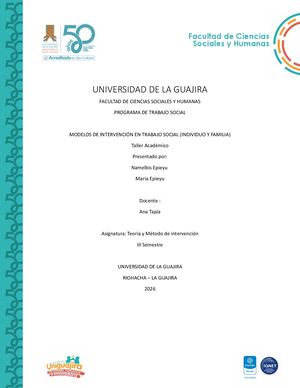 Taller De Teorías