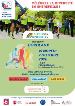 Course Diversité Bordeaux 2026