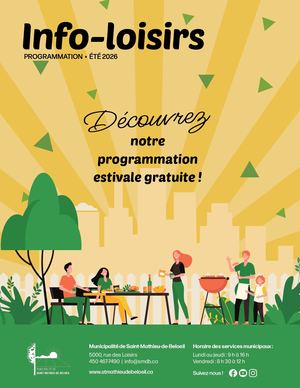 Info-Loisirs - programmation été 2026
