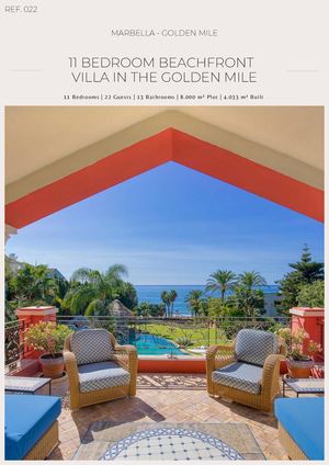 Ref 022 11br Beachfront Villa In Golden Mile