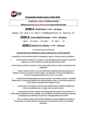 Tarifs Et Programmes Cinema 2026 Compressed (2)
