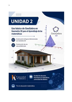 Uso Básico De Geo Gebra En Geometría 3d Para El Aprendizaje De Las Matemáticas