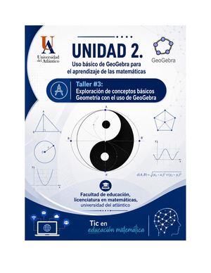 Taller #3 Exploración De Conceptos Básicos Geometría Con El Uso De Geo Gebra