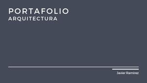 Javier Ramirez Portafolio