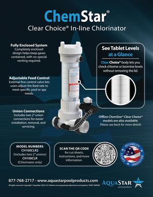 ChemStar Chlorinators Sales Sheet (SS047)
