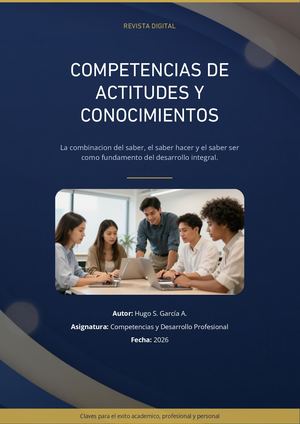 Hgarcía Revista Digital Competencias De Conocimiento Y Actitudes