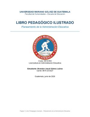 Libro Pedagogico Ilustrado Planeamiento