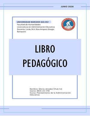 Libro Pedagógico