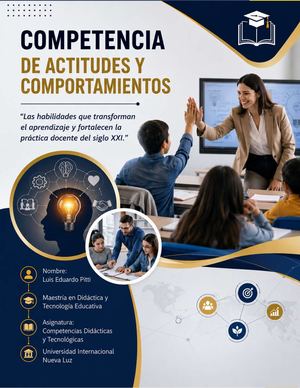 COMPETENCIA DE  ACTITUDES Y CONOCIMIENTOS