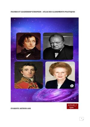 E Arthur Assi Figures Et Leadership Europeen Atlas Des Classements Politiques (Lire En Ligne)