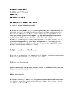 Actividad TRABAJO SOCIAL