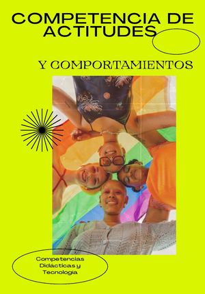 Competencia De Actitudes Y Comportamientos