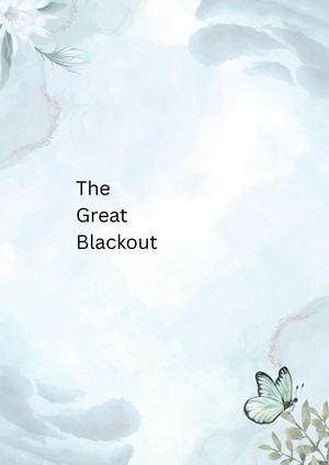 The Great Blackout In The Year 2094, Technology Had Become The Center Of Everyday Life People Lived In A Highly Futuristic Society Where Artificial Intelligence Managed Many Tasks They Communica