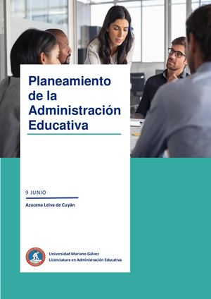 Libro Pedagógico Planeamiento De La Administración Educativa
